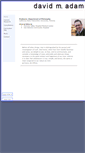 Mobile Screenshot of davidmadamsphd.com